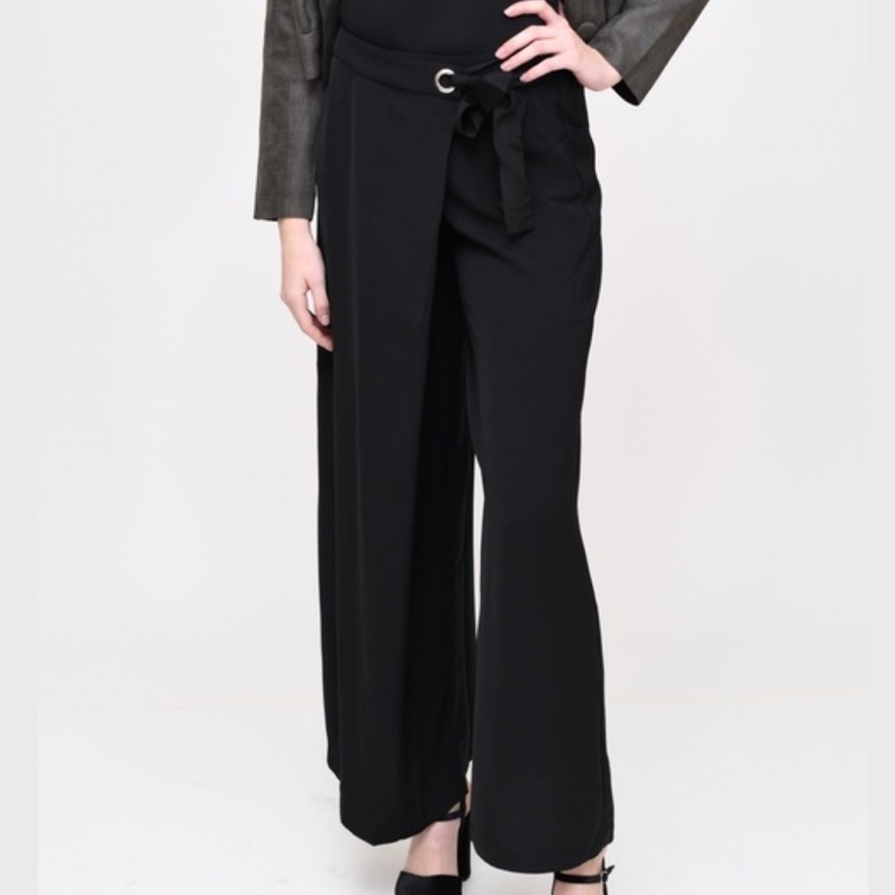 🤩SALE Hyfve Wide soft Pants With Skirt Overlay
